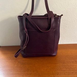 New large crossbody plum Portland leather goods purple
